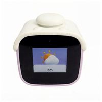 Nouvelle horloge-réveil éducative pour enfants, apaisante et réconfortante, avec commande vocale IA