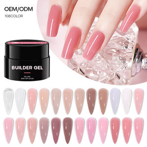 Gel Dur <span class=keywords><strong>de</strong></span> Construction Sans HEMA 50 ml, Gel Transparent Effet Jelly en Vrac pour Rallongement d'<span class=keywords><strong>Ongles</strong></span> - Product Image 5