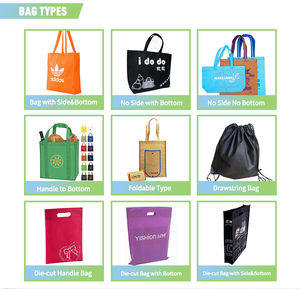 ถุงผ้านอนวูฟเวนสีขาวแบบใช้ซ้ำได้พิมพ์ลายออกแบบได้ตามต้องการเป็นมิตรกับสิ่งแวดล้อม - Product Image 3