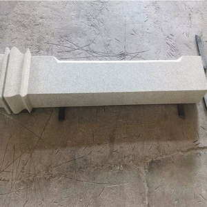 Marco de puerta de granito beige Piedra de jardín de puerta tallada - Product Image 3