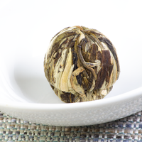 Thé fleuri biologique chinois - Boules de thé en fleurs nouées à la main au jasmin, qualité cérémoniale de luxe, coffret cadeau pour cadeaux d'entreprise