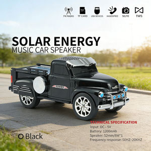 Altavoz Bluetooth Portátil Recargable con Energía Solar de 1200 mAh con LED para Camiones, Campamentos y Actividades al Aire Libre - Product Image 5