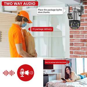 8K 16MP 20X зум Wi-Fi PTZ-камера IP-наблюдения охранная камера с четырьмя объективами 20X зум AI автоматическое отслеживание видео камера видеонаблюдения - Product Image 2