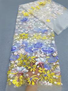 Tissu tricoté à broderie florale style Super Secret, très demandé, exclusivement pour l'approvisionnement transfrontalier eBay <span class=keywords><strong>d</strong></span>'accessoires de mariage - Product Image 4