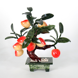 Árbol de Dinero de Cristal Tallado en Forma de Fruta con Base de Jade, Piedra Natural al por Mayor para Decoración del Hogar - Product Image 3