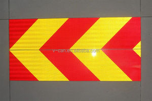 Rivestimento riflettente per camion perline di vetro riflettente in alluminio inclinato rettangolare posteriore riflettente pannello in lamiera d'acciaio - Product Image 4