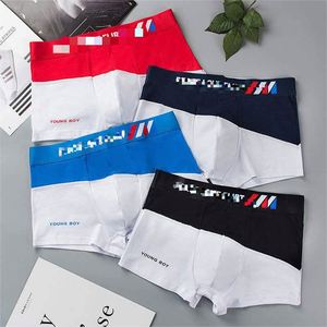 Ropa Interior Masculina de Marca Boxer, Calzoncillos de Algodón para Hombre, Calzoncillos de Algodón Puro para Hombre, Calzoncillos Cortos de Algodón Sin Costuras de Cintura Media - Product Image 2