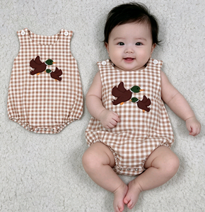 RTS Boutique Vêtements pour bébés filles, Barboteuse bulle pour tout-petits avec broderie canards mallards, Styles de bodys décontractés pour nouveau-nés garçons, Vente en gros - Product Image 5