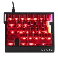 Clavier de jeu filaire à une main AJAZZ AK029, 29 touches, disposition compacte, clavier à interrupteurs magnétiques 8K