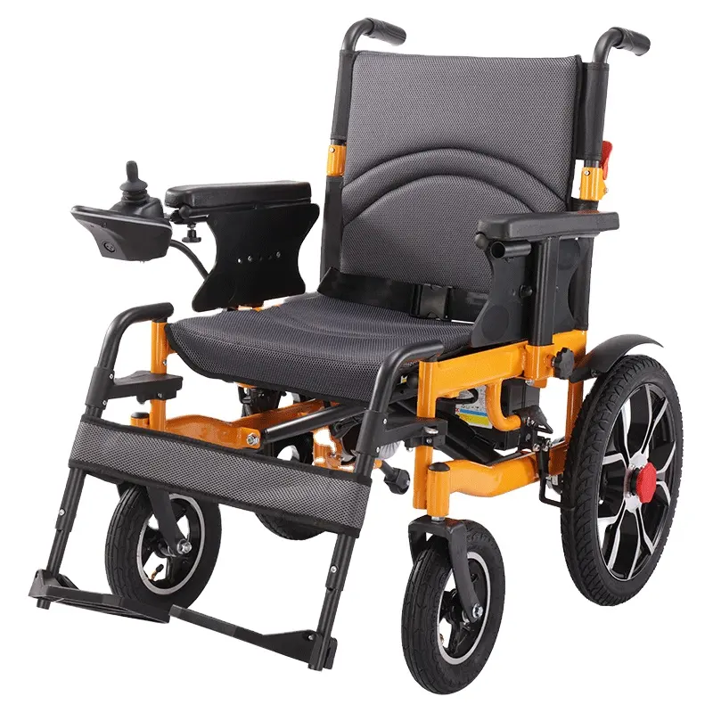 Fauteuil roulant électrique pliable pour monter les escaliers, équipement orthopédique de thérapie physique, livraison gratuite