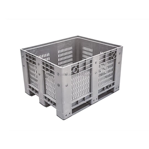 Tùy Chỉnh Bền 600L Nhiệm Vụ Nặng Nề Euro <span class=keywords><strong>Pallet</strong></span> Tái Chế Nhựa <span class=keywords><strong>Stackable</strong></span> <span class=keywords><strong>Container</strong></span> Với 4-Cách Nhập Hộp <span class=keywords><strong>Container</strong></span> - Product Image 1