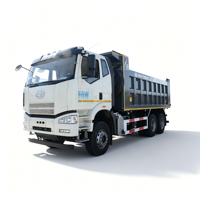 Camion benne lourd FAW J6P 8x4 400HP, capacité de 17-30 tonnes, pour la construction et l'exploitation minière