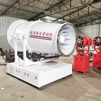 Canon à eau haute pression à portée de 120 m avec pompe à moteur EPA, machine industrielle de suppression de la poussière dans les mines
