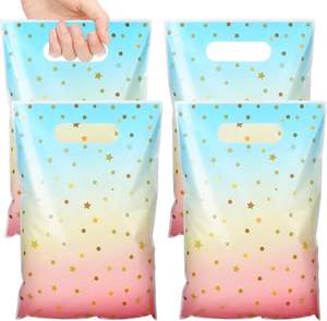 Sac à provisions rose de bonbon-emballage décoratif en plastique de teinture de cravate de Starpoint pour la conception durable personnalisable d'exposition de supermarché - Product Image 1