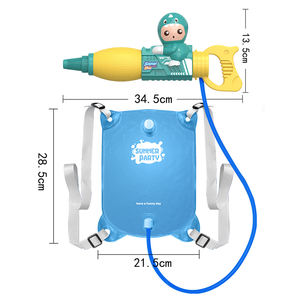 QS haute qualité été <span class=keywords><strong>jeu</strong></span> de tir en plein air jouets en plastique dessin animé enfants piscine sac à dos pistolet à eau jouets pour enfants cadeau - Product Image 3