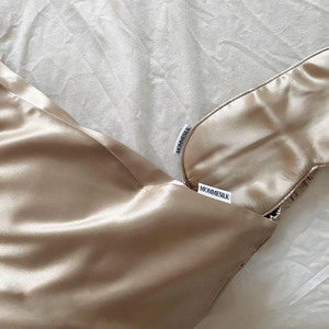 100% federa in seta di gelso e Set maschera per gli occhi per dormire borsa in seta - Product Image 5