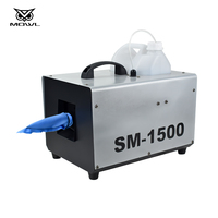 Machine à neige artificielle à effets spéciaux de scène, intérieur/extérieur, 1500W, DMX512, télécommande