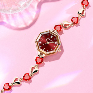 Nouvelle <span class=keywords><strong>montre</strong></span>-<span class=keywords><strong>bracelet</strong></span> mince pour <span class=keywords><strong>femme</strong></span> à la mode avec incrustation de diamants et petit cadran réglable pour <span class=keywords><strong>montre</strong></span> pour <span class=keywords><strong>femme</strong></span> - Product Image 4