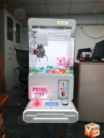 ZDYS Machine à griffes électronique de table, mini, à monnayeur, attrape-jeux en peluche pour distributeurs automatiques de bonbons en magasin, utilisation intérieure 110V