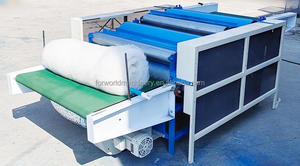 Macchina Cardatrice a Rullo Singolo/Doppio per Riciclaggio Scarti Tessili, Macchina per Apertura Fibre e Cardatura Cotone a Rullo Singolo - Product Image 4