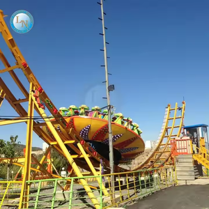 Atracciones más vendidas Flying UFO Rides Funfair Mega Disco Ride Park Children Fun Fair Games - Product Image 3
