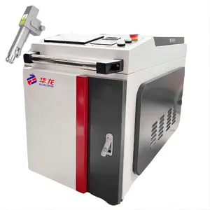 Máquina de limpieza láser Hualong Eliminación láser para pintura Máquina de eliminación de óxido láser de fibra de 3000W para limpiar superficies de metal oxidado