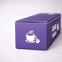 Coffrets cadeaux de café, boîte d'expédition par abonnement, boîte d'expédition en carton ondulé, boîte d'expédition pliable E Flute, emballage personnalisé