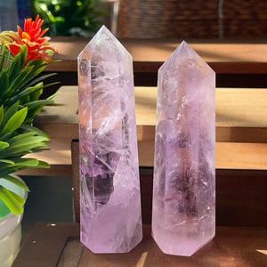 Venta al por mayor a granel Natural Mixed Tower Wand Reiki Healing Mix Material Point Crystal Craft para la decoración - Product Image 3