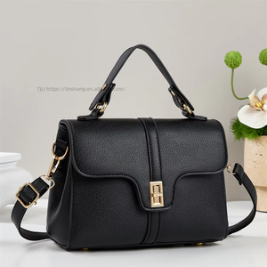 New Arrivals Top Handle Luxury Women's Handbags Ladies Shoulder Bags Soft PU Leather <b>Purses</b> for Ladies - Product Image 1
