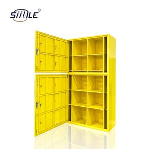 CHNSMILE Contenedor de Acero con 10 Puertas, Tipo Taquilla, Independiente, Antirrobo, Ecológico, Certificado ISO9001, Buzón Postal <span class=keywords><strong>Amarillo</strong></span> para Exterior - Product Image 6
