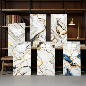 Fonjue 2026 Pola Ubin Dinding PVC Modern Baru, Pemasangan Mudah Tempel Lepas, Tahan Air, Perekat Sendiri, Marmer 3D Busa Dinding - Product Image 2