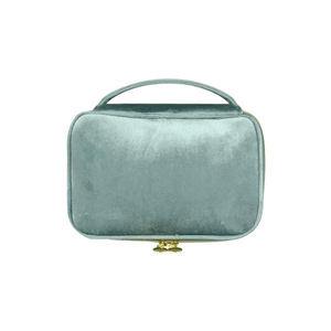 Cute Large Capacity Portable <b>Makeup</b> <b>Case</b> Cosmetic Bag Manufacturer Wholesale Custom Travel Felt Zipper Closure Luxury for Women - Product Image 3