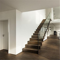 DAIYA bois pièces d'escalier avec balustrade en bois d'escalier de conception