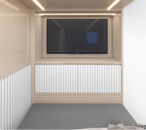 Litera moderna para apartamento con sofá y consola de <span class=keywords><strong>TV</strong></span>, diseño de cama alta para adultos, decoración del hogar - Product Image 5