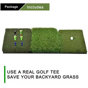 Tapete de Golf 3 en 1 para Práctica de Swing, con Detección de Trayectoria y Superficie Reemplazable, para Exteriores - Product Image 2