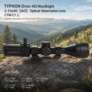 TYPHON HD 2-10X40 SFP LPVO, tube de 25,4 mm, lentilles entièrement multicouches, purgeées à l'azote, étanches, pour l'extérieur, OEM ODM pris en charge - Product Image 6