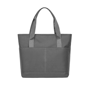 Sac à bandoulière en nylon pour ordinateur portable, sac de voyage, sac de sport portable grande capacité, sac fourre-tout à fermeture éclair, sac à main pliable écologique pour ordinateur portable - Product Image 3
