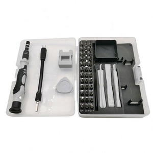 Juego de Destornilladores de Acero CRV 45 en 1, Herramienta Manual Combinada Cromada para Telecomunicaciones, Reparación de Relojes, Teléfonos Móviles y del Hogar - Product Image 1