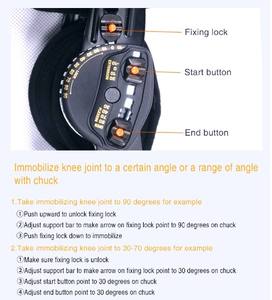 Angle Réglable Genouillère ROM Post Op Articulé Vif Orthopédique Orthèse de Soutien Au Genou Pour Adultes - Product Image 5
