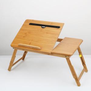 Support de bureau pliable en bambou pour ordinateur portable, trépied, pour usage domestique ou au bureau - Product Image 4