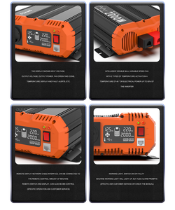 Chất lượng tốt 24Volt đến 220V tinh khiết Sine Wave Off Grid Power Inverter Điện áp biến áp inversor conversor 2000 Wát - Product Image 5