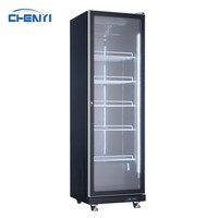 Refrigerador Comercial para Exhibición en Supermercados, Control Mecánico de Temperatura, Luz LED, Exhibición de Bebidas, Cerveza, Frutas, Verduras y Pasteles