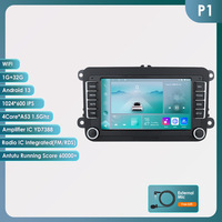 Navigation GPS Android universelle 7 pouces pour voiture MP5 Caméra de recul pour Bluetooth CarPlay sans fil 1 an pour tableau de bord Volkswagen