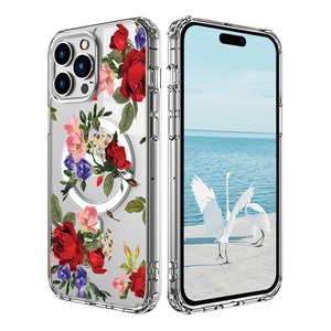 <span class=keywords><strong>Coque</strong></span> de téléphone magnétique fleur de luxe pour <span class=keywords><strong>iPhone</strong></span> 15 14 Plus <span class=keywords><strong>12</strong></span> 13 <span class=keywords><strong>Pro</strong></span> <span class=keywords><strong>Max</strong></span> pour <span class=keywords><strong>Magsafe</strong></span> Hard PC Couverture arrière <span class=keywords><strong>transparente</strong></span> - Product Image 3