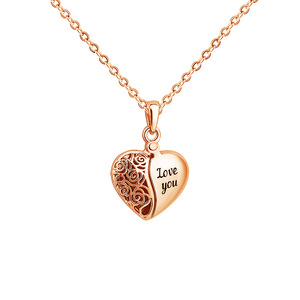 Collier avec pendentif médaillon en forme de cœur personnalisé, ajoutez votre texte, contient des photos pour femmes, hommes, enfants - Product Image 5