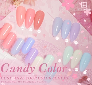 Vernis Gel Couleur Bonbon Sans HEMA Sans TPO Paillettes Scintillantes Idéal Collection Printemps Couleurs Populaires Fournitures Salon de Manucure - Product Image 3