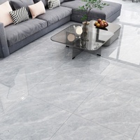 Carrelage en céramique émaillée pleine masse 800x800mm, aspect marbre, antidérapant et résistant à l'usure, pour salon - Vente en gros usine