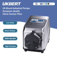 Pompa Peristaltik Cerdas UKBERT ODM/OEM HPM600 SS dengan Layar Warna 4,3 Inci RS485 Modbus untuk Dosis Kimia
