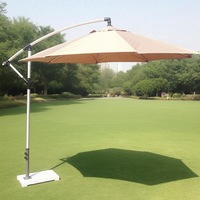 Parapluie banane extérieur moderne Protection solaire Plage Piscine Terrasse Cour Loisirs Stand latéral Parc Mobilier extérieur général