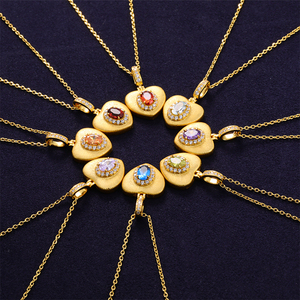 Collana Artigianale Italiana con Cuore Spazzolato per <span class=keywords><strong>Donna</strong></span>, Nuova Collana in Argento S925, Catena per Clavicola, Gioielli di Lusso Leggero, Vendita all'Ingrosso - Product Image 1